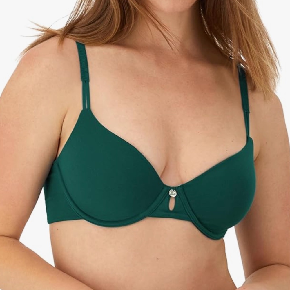 Maidenform 34B Everyday Luxe T Shirt Bra Teal‎ Full Coverage Underwire